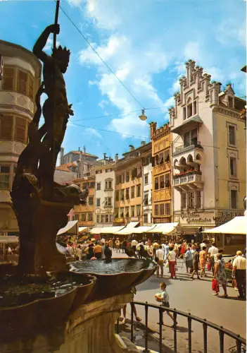 BG13724 Bozen Piazza Erbe Bozen Obstplatz Italien