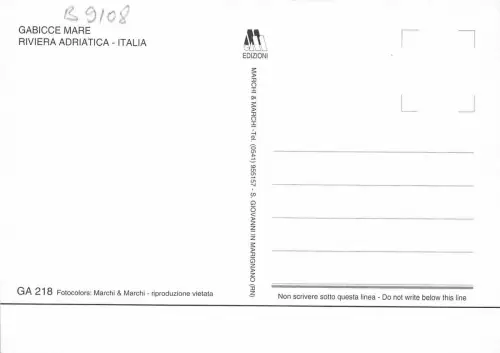 B9108 Gabicce Mare Riviera Adriatica