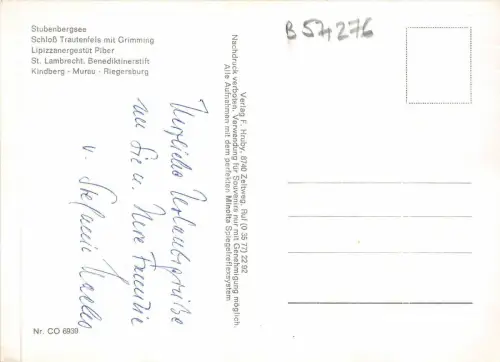 B54276 Steiermark Boote Bateaux Chevaux Pferde Multiviews Österreich