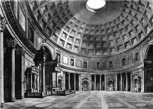 B40662 Roma Interno del Pantheon italy