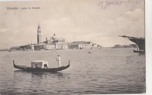 BF32561 venezia isola s giorgio italy front/back image