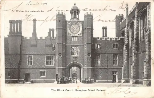 BR80439 the clock court hampton court palace uk
