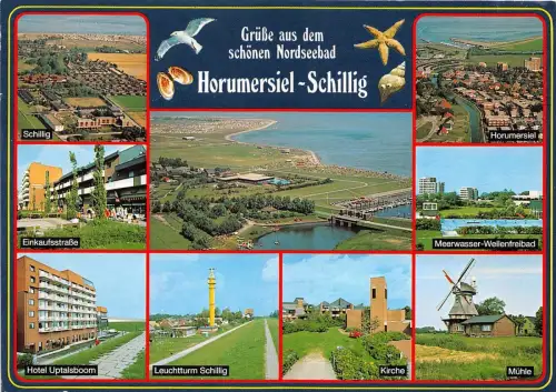 BG9846 NORDSEEHEILBAD HORUMERSIEL SCHILLIG WINDMÜHLE GERMANY