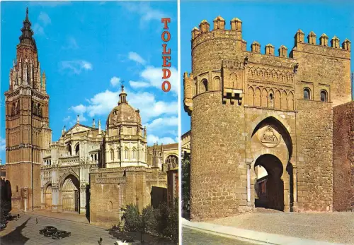 BF22503 toledo catedral y puerta del sol spain
