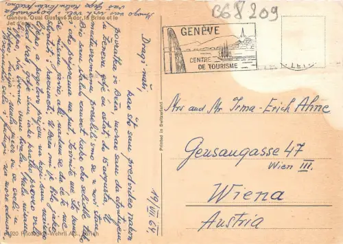 B68209 Geneve Quai Gustave Ador Schweiz