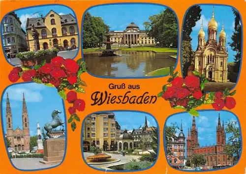 BG12518 gruss aus wiesbaden germany