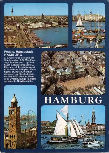 B34960 Hamburg Multi Views Germany