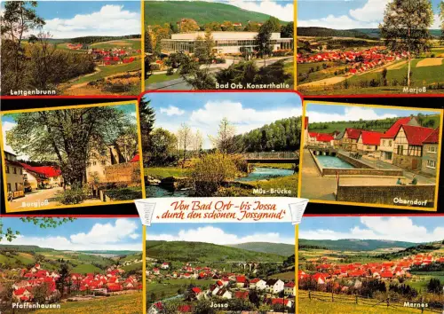 BG9967 Bad Orb Schonen Jossgrund Multi Views Germany