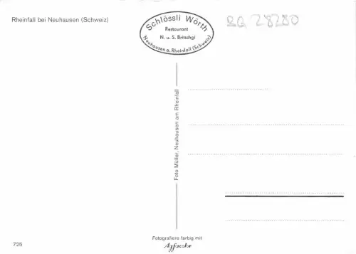 BG28280 rheinfall bei neuhausen schweiz