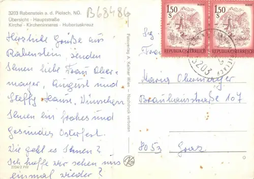 B68486 Österreich Rabenstein und Pielach Multiviews