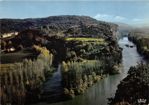 BR1530 Frankreich Saint Cirq Lapopie Lot Panorama