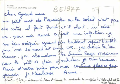 B51977 Privas en Vivarais france