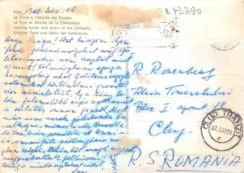 B73390 Pisa la torre e l abside del duomo Italien
