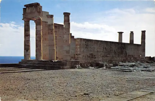 BG12226 Lindos Tempel von Athina Lindien Griechenland