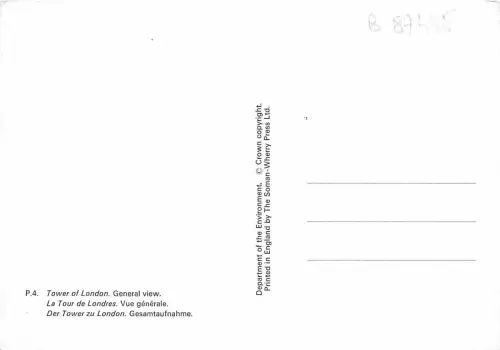 B87485 tower of london general view uk