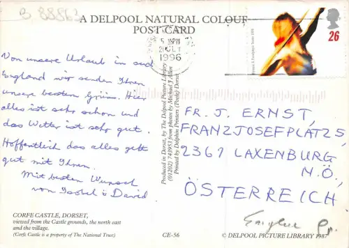 B88863 corfe castle dorset uk