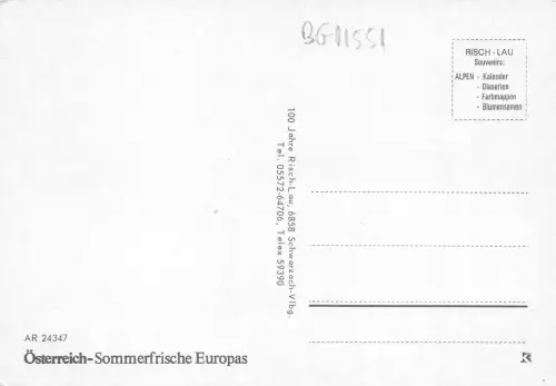 BG11551 lech a arlberg voralbergseilbahn österreich