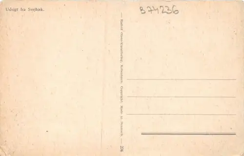 B74236 Udsigt fra Svekbaek denmark