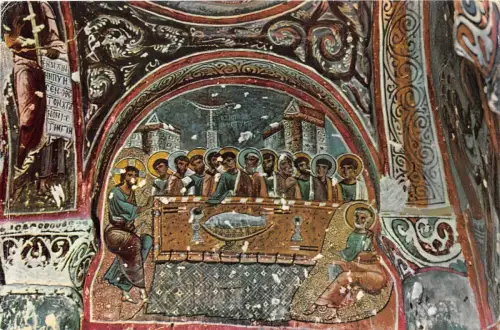 BR23209 Goreme Kya Kiliselerinde Bizans Freski Turkey