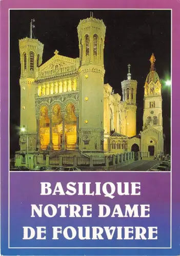 B31579 Lyon Basilique Notre Dame de Fourviere france