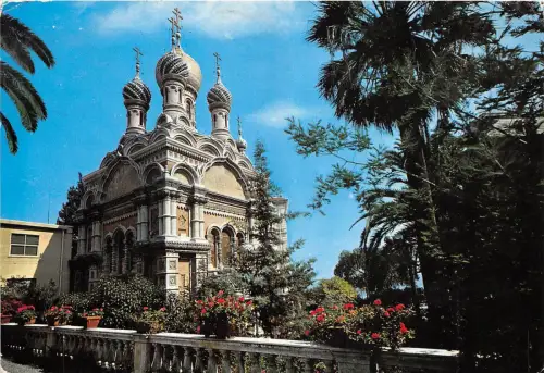 B74473 la chiesa rusa San remo italy