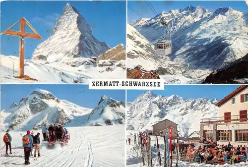 BG18030 zermatt schwarzsee Seilbahn Schweiz