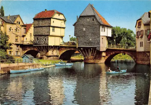 BG12884 Bad Kreuznach Bruckenhauser Boot Germany