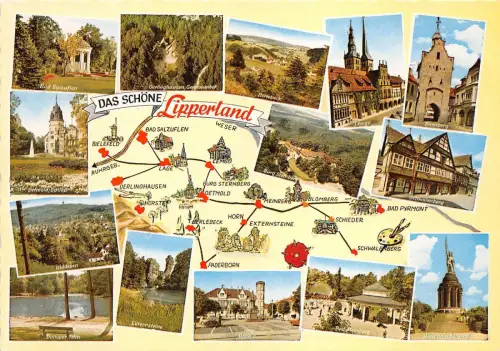 BC60127 Karten Cartes geographiques Das Schöne Lipperland