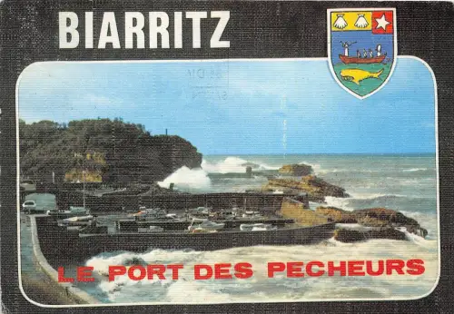 BR6517 Biarritz Le Port des Pecheurs Frankreich
