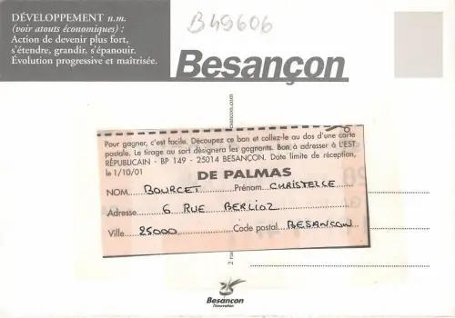 B49606 Besancon Entwicklung Frankreich