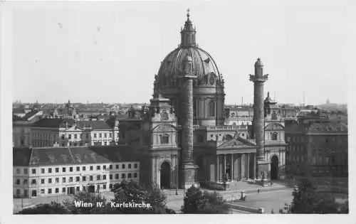B3561 Österreich Wien Karlskirche 1931 Front/Back Scan