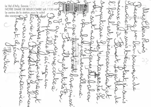 BR15426 Le Val d Arly Notre Dame de Bellecombe Frankreich