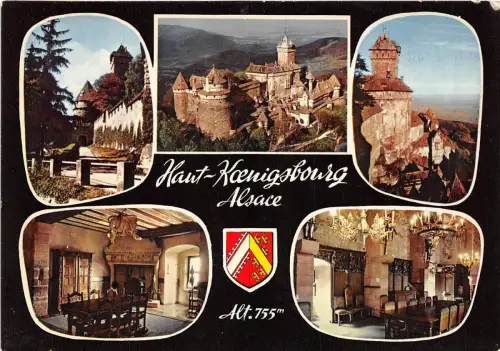 BR624 France Haut Koenigsbourg multi vues
