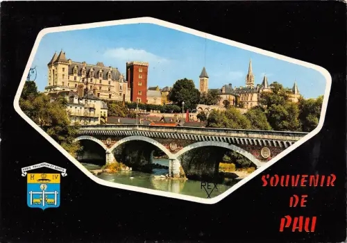 BR8300 Le Chateau et le Gave Pau france