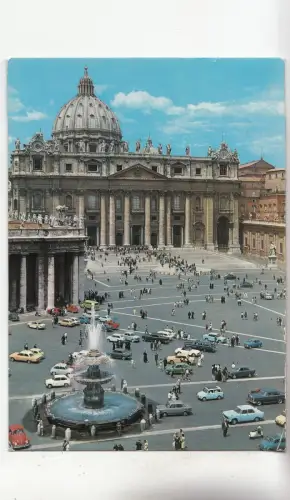 BF29180Auto Roma Italien Citta del Vaticano Piazza Basilica di S P Front/Back Bild