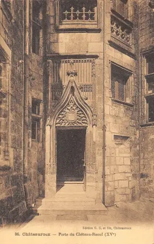 BF6457 chateauroux porte du chateau raoul france Frankreich