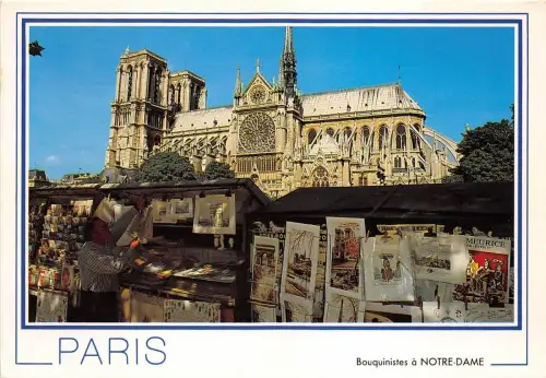 B31497 Paris Notre Dame Les Bouquinistres Frankreich