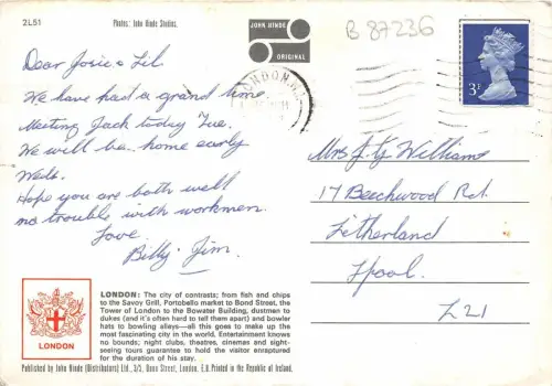 B87236 london ship bateax multi views uk