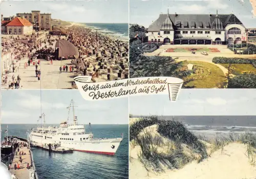 B34766 Westerlad auf Sylt Eckschnitt Germany
