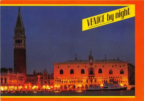 B33499 Venedig bei Nacht Italien
