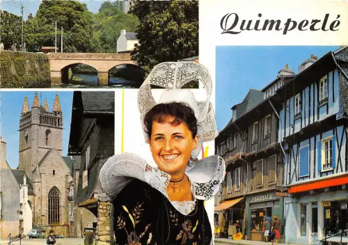 BR2630 Quimperle Costume et quelques coins de la ville france