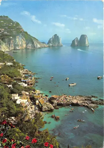 B58301 Marina Piccola vista dall`alto Capri italy
