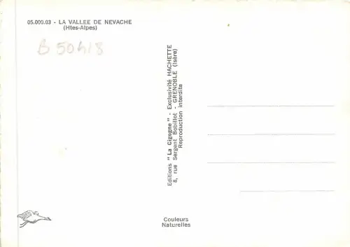 B50418 La Vallee de Nevache Frankreich