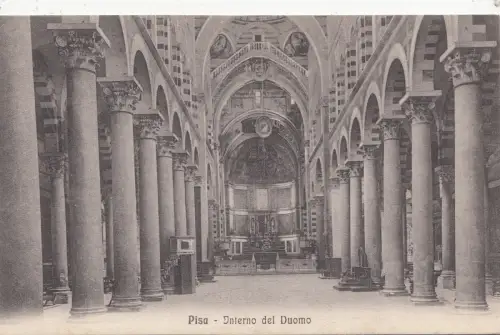BF32386 pisa interno del duomo italy front/back image