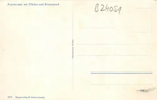 B24051 Axenstrasse mit lüelen und Bristensock Schweiz