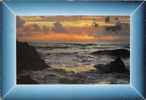 B58544 Costa del Cilento Marina di Ascea Sonnenuntergang Italien