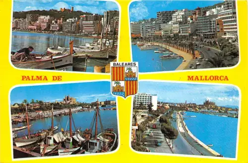 B48213 Palma de Mallorca Boote Bateaux Multiviews Spanien
