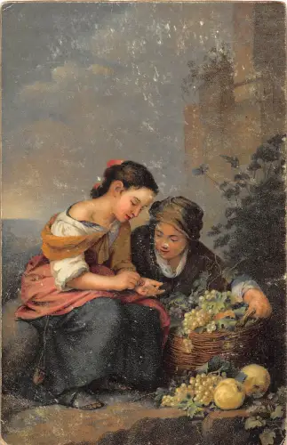 B27465 Kunst Gemälde Tableaux Bartolome Esteban Murillo Die Geldzahlerin