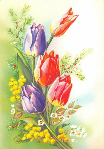 B66964 Ganzsache PPC Entier Postaux Russland Blumen Fleurs