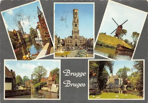 B53735 Brügge moulin a vent windmühle multi vues belgien